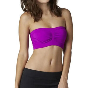 Womens Fox Racing HELLO! Bandeau Purple Top New